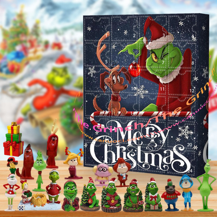 Grinch.He's the ultimate holiday mood!|Advent Calendar -- The One With 24 Little Doors