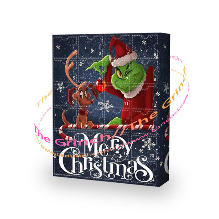 Grinch.He's the ultimate holiday mood!|Advent Calendar -- The One With 24 Little Doors