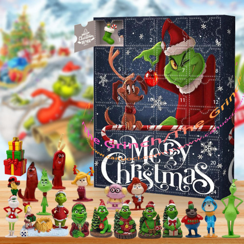 Grinch.He's the ultimate holiday mood!|Advent Calendar -- The One With 24 Little Doors