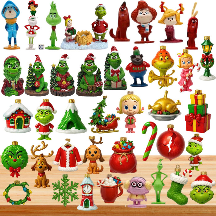 Grinch.He's the ultimate holiday mood!|Advent Calendar -- The One With 24 Little Doors