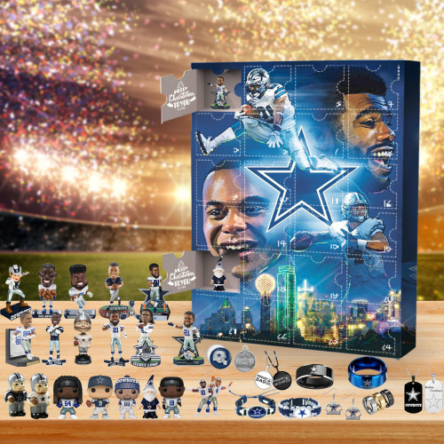 Dallas Cowboys.Pure football royalty.|Advent Calendar -- The One With 24 Little Doors