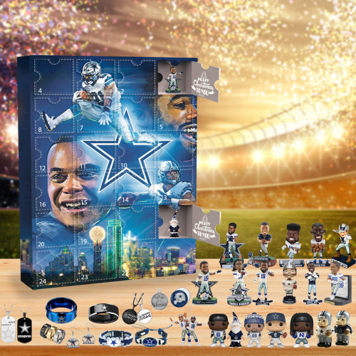 Dallas Cowboys.Pure football royalty.|Advent Calendar -- The One With 24 Little Doors
