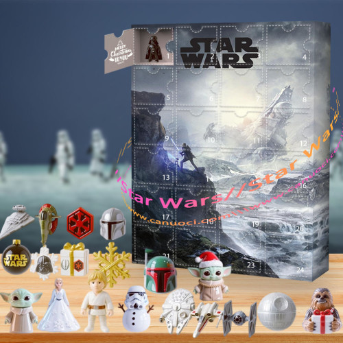 Star Wars.The Force will be with us, always.|Advent Calendar -- The One With 24 Little Doors