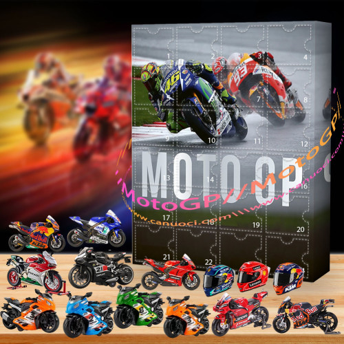MotoGP.They are gladiators on two wheels.|Advent Calendar -- The One With 24 Little Doors