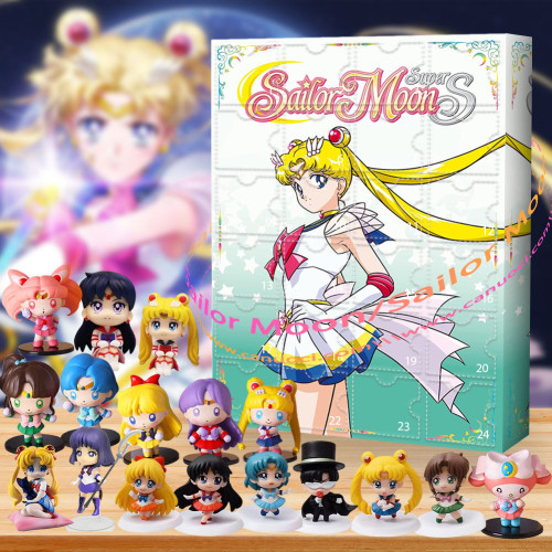 Sailor Moon.I'm still screaming 'Moon Prism Power!|Advent Calendar -- The One With 24 Little Doors