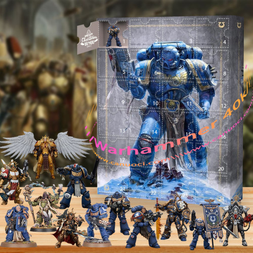 Warhammer 40,000.The tabletop miniatures are pure art. |Advent Calendar -- The One With 24 Little Doors