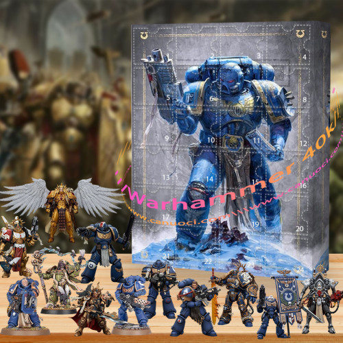 Warhammer 40,000.The tabletop miniatures are pure art. |Advent Calendar -- The One With 24 Little Doors