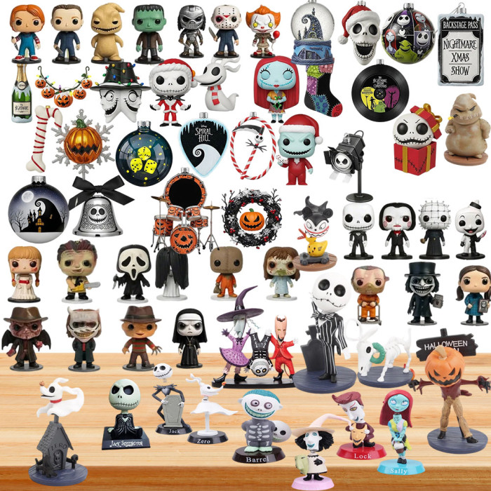 The Nightmare Before Christmas.Dark, whimsical, and beautiful.|Advent Calendar -- The One With 24 Little Doors