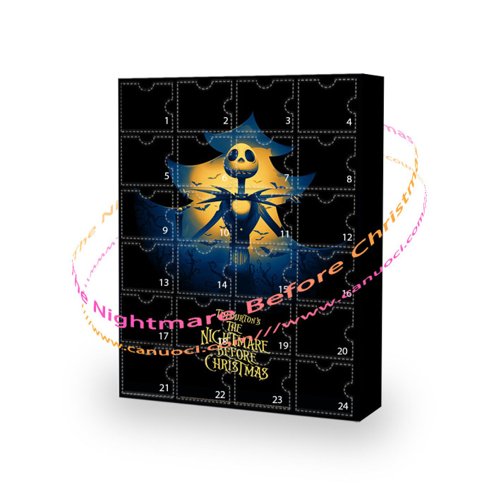 The Nightmare Before Christmas.Dark, whimsical, and beautiful.|Advent Calendar -- The One With 24 Little Doors