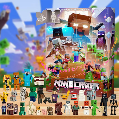 Minecraft.The OG of sandbox games.|Advent Calendar -- The One With 24 Little Doors
