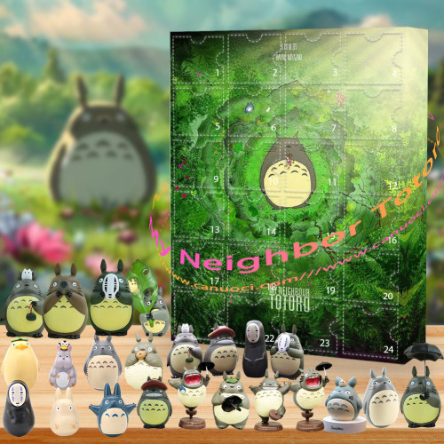My Neighbor Totoro.It's my ultimate comfort film.|Advent Calendar -- The One With 24 Little Doors