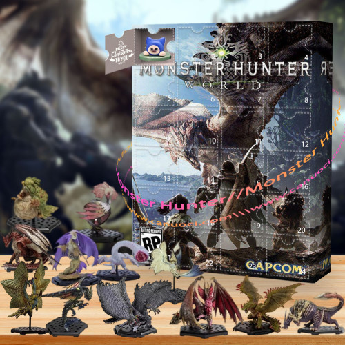 Monster Hunter.The combat is so satisfying.|Advent Calendar -- The One With 24 Little Doors