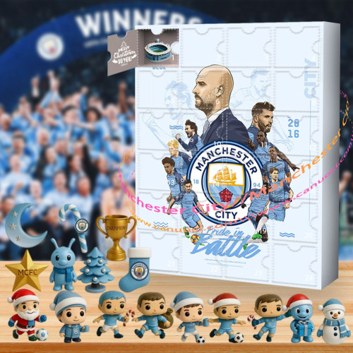 Manchester City.City 'til I die.Advent Calendar -- The One With 24 Little Doors