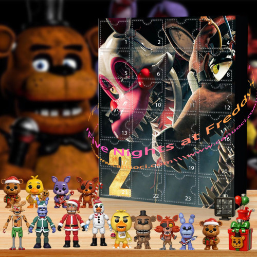 Five Nights at Freddy's.The story is mind-blowing.|Advent Calendar -- The One With 24 Little Doors