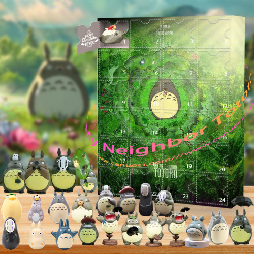 My Neighbor Totoro.It's my ultimate comfort film.|Advent Calendar -- The One With 24 Little Doors