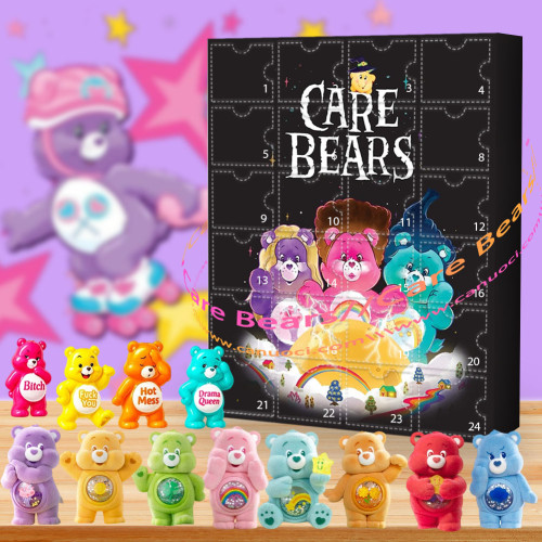 Care Bears.So wholesome!.|Advent Calendar -- The One With 24 Little Doors