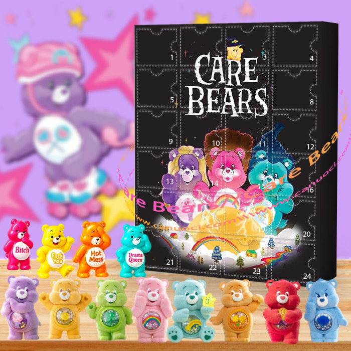 Care Bears.So wholesome!.|Advent Calendar -- The One With 24 Little Doors