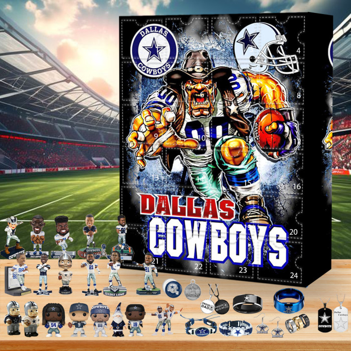 Dallas Cowboys. Love the star and the legacy.|Advent Calendar -- The One With 24 Little Doors