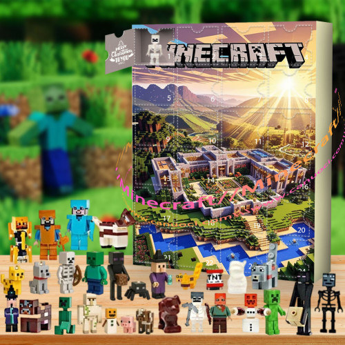 Minecraft. I'm still not bored after 10 years.|Advent Calendar -- The One With 24 Little Doors