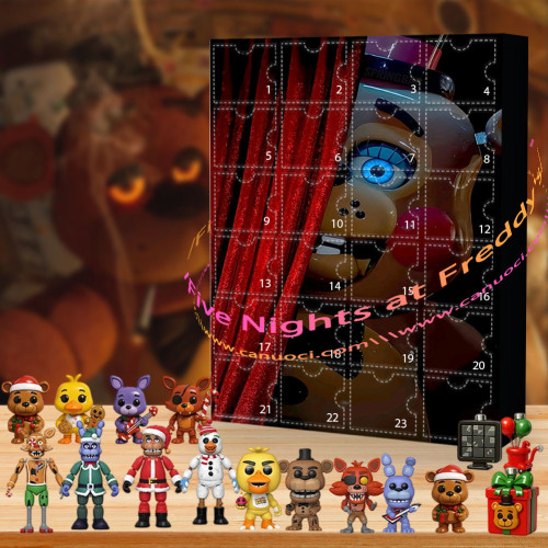 Five Nights at Freddy's.The story is mind-blowing.|Advent Calendar -- The One With 24 Little Doors