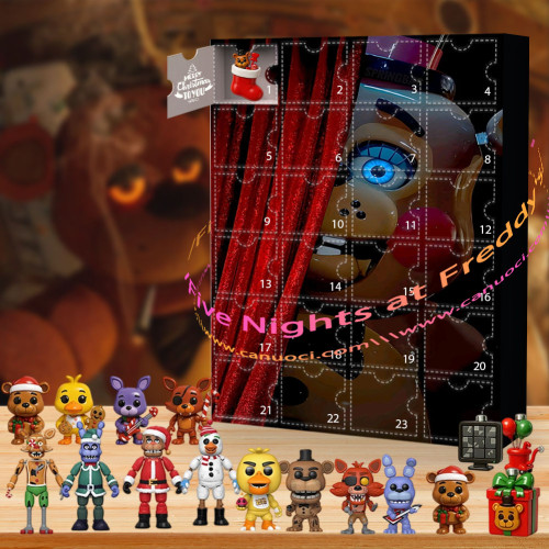 Five Nights at Freddy's.The story is mind-blowing.|Advent Calendar -- The One With 24 Little Doors