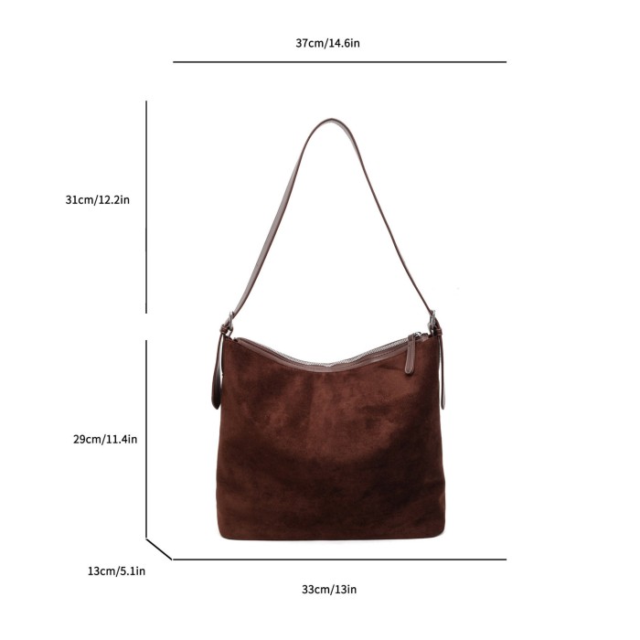 Women's Trendy Bucket Handbag – Crafted from Premium Vegan Leather, Features an Adjustable Shoulder Strap