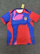24/25 American Goalkeeper Blue And Red Fans 1:1 Soccer Jersey