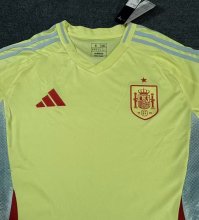 24/25 Spain Away Yellow Fans 1:1 Soccer Jersey