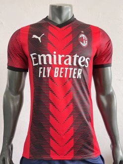23/24 AC Milan Home Red Player 1:1 Soccer Jersey