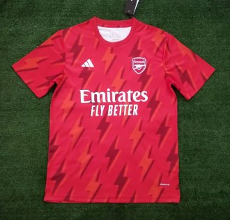23/24 Arsenal  Red Training Jersey Fans 1:1 Soccer Jersey