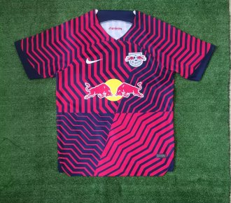 23/24 RB Leipzig Away Red And Blue Fans 1:1 Soccer Jersey