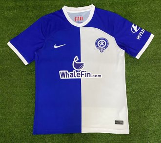 23/24 Atletico de Madrid Away Blue And White  Fans 1:1 Soccer Jersey