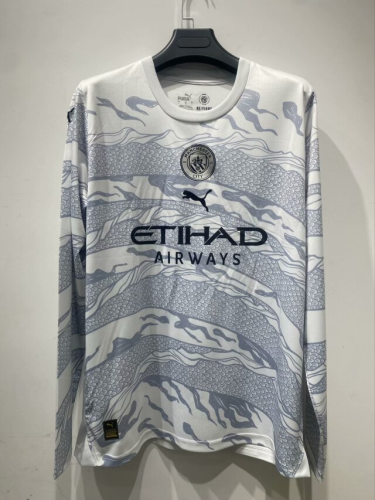 2023/2024 Long Sleeves Manchester City Year of the Dragon Jersey Football Shirt 1:1 Thai Quality