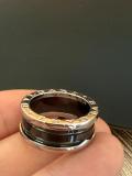Anello Bvlgari B.Zero - 2 fasce ceramica nero base argento