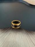 Anello Bvlgari B.Zero - 2 fasce ceramica nero base oro