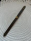 Bracciale LV in pelle - Regolabile