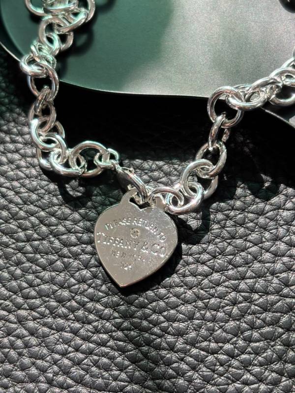Collana Tiffany oro Bianco - Lunga 46cm