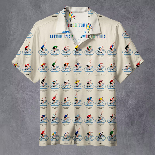 Poster Little Cyclists World Tour | Unisex Hawaiian Shirt