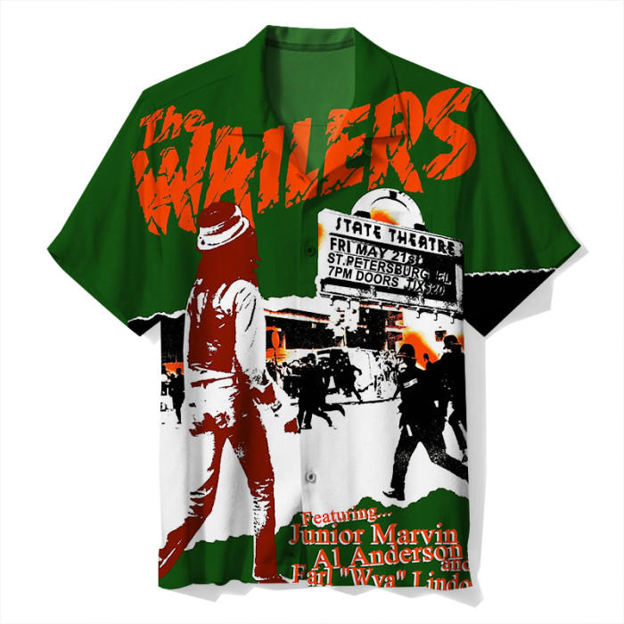 The Wailers Posters | Unisex Hawaiian Shirt