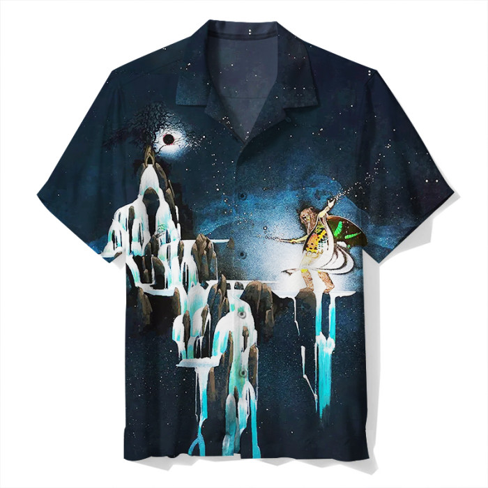 Uriah Heep-Demons And Wizards | Unisex Hawaiian Shirt