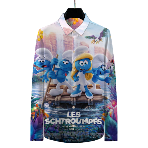 The Smurfs Long Sleeve Shirt