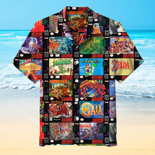 Super Nintendo Entertainment System |Universal Hawaiian Shirt