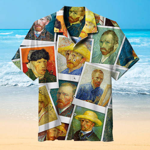 Selfies by Vincent van Gogh|Universal Hawaiian Shirt