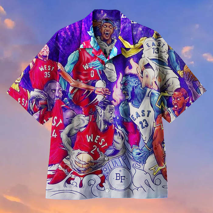 NBA All-Star MonStars Universal Hawaiian Shirt