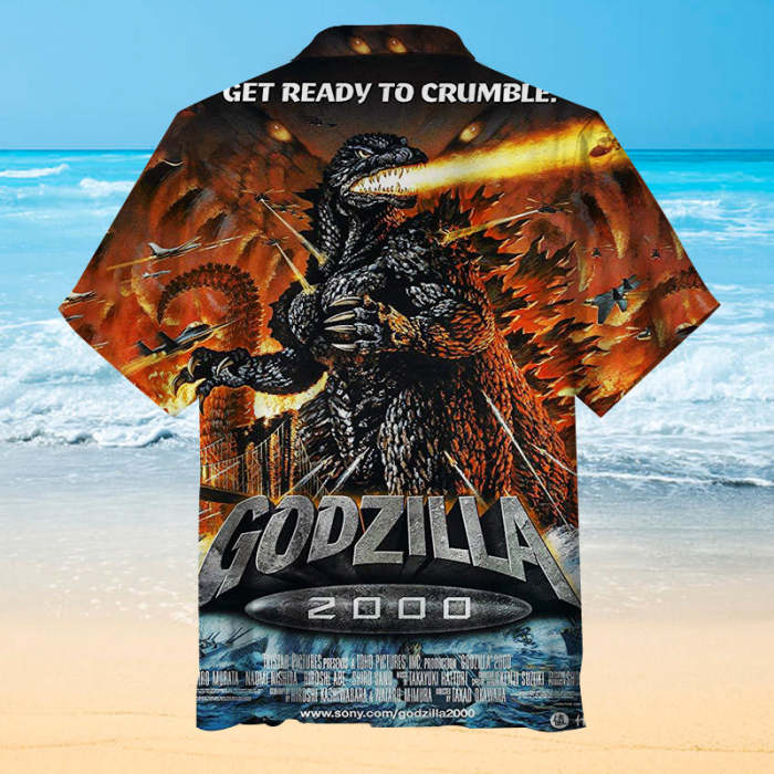 Godzilla Hawaiian shirt