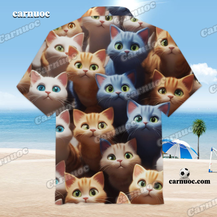 Cute Cats - The Purrfect Fashion Statement for Cat Lovers l Hawaiian Shirt