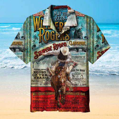 Will Rogers Stampede Rodeo|Universal Hawaiian Shirt