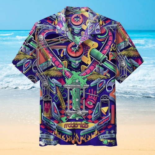 Pinball-Motion Lab |Universal Hawaiian Shirt