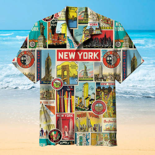 New York|Universal Hawaiian Shirt