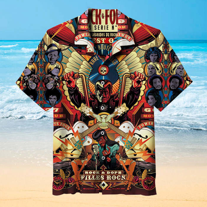 Rock & Folk|Universal Hawaiian Shirt